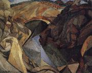 Diego Rivera Landscape of Spanish oil on canvas